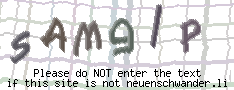 CAPTCHA Bild zum Spamschutz 