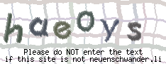 CAPTCHA Bild zum Spamschutz 